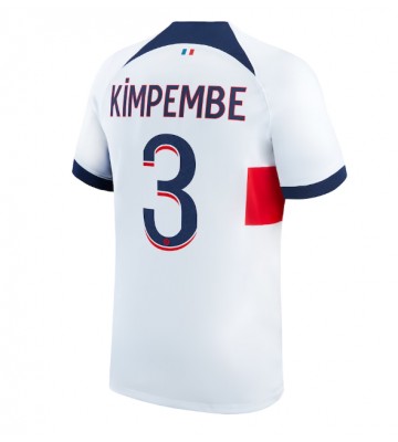 Maillot de foot Paris Saint-Germain Presnel Kimpembe #3 Extérieur 2023-24 Manches Courte
